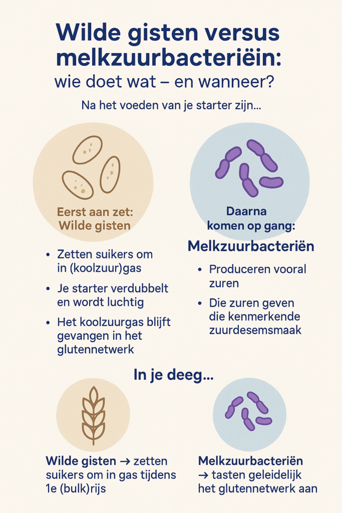melkzuurbacterie en gisten wat doet het