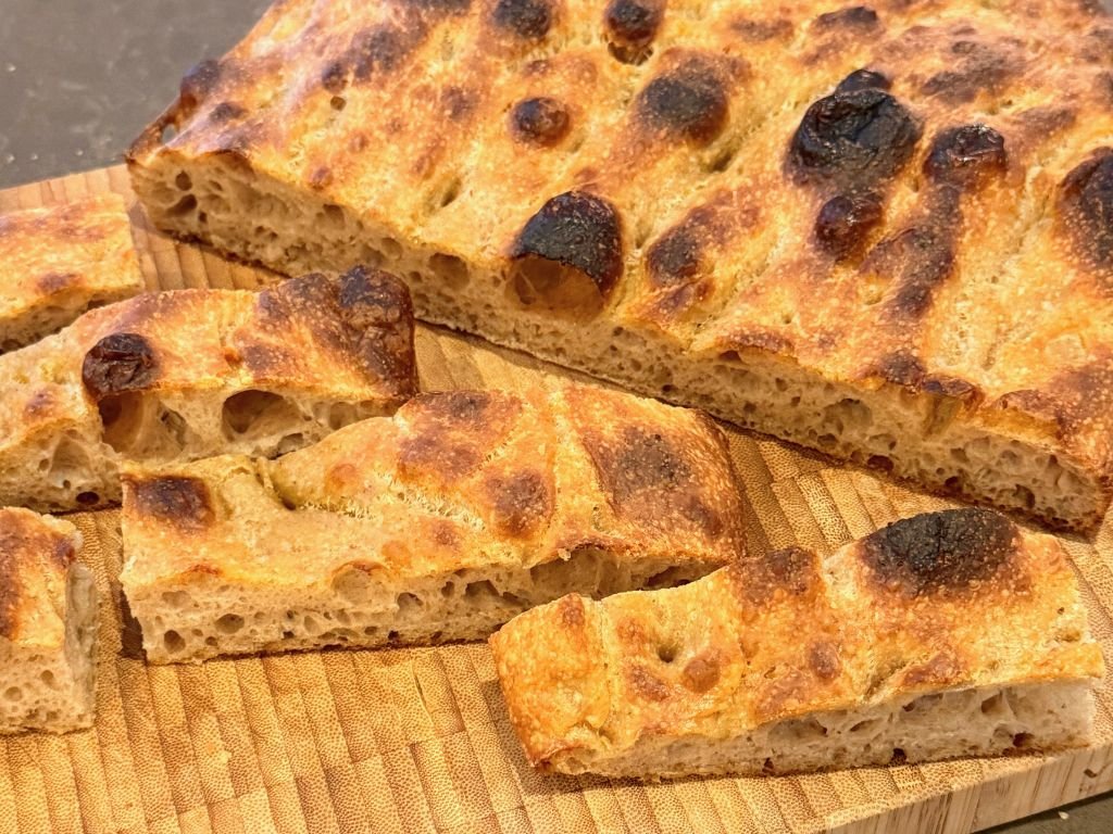 zuurdesem focaccia
