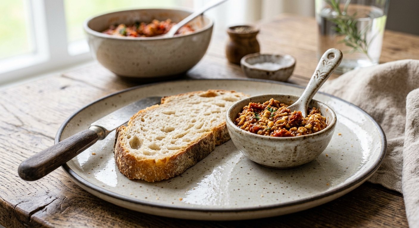 paprika-fetaspread voor op zuurdesembrood paprika-fetaspread voor op zuurdesembrood